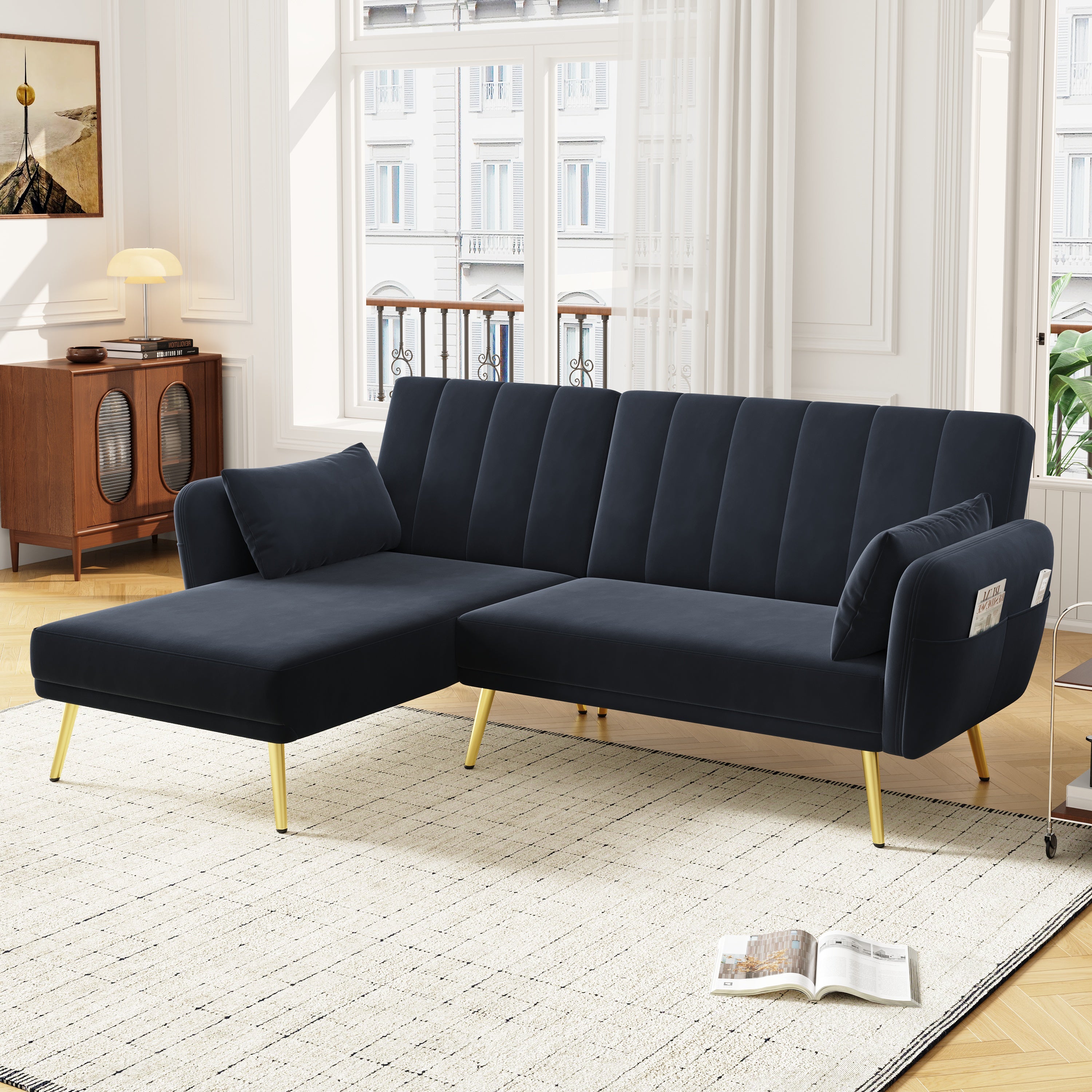 🛋️ Sofá cama Modelo ÉLYSÉE CHAISE